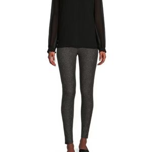 old navy stevie pointe knitt ankle skinny pants with metallic streaks M …